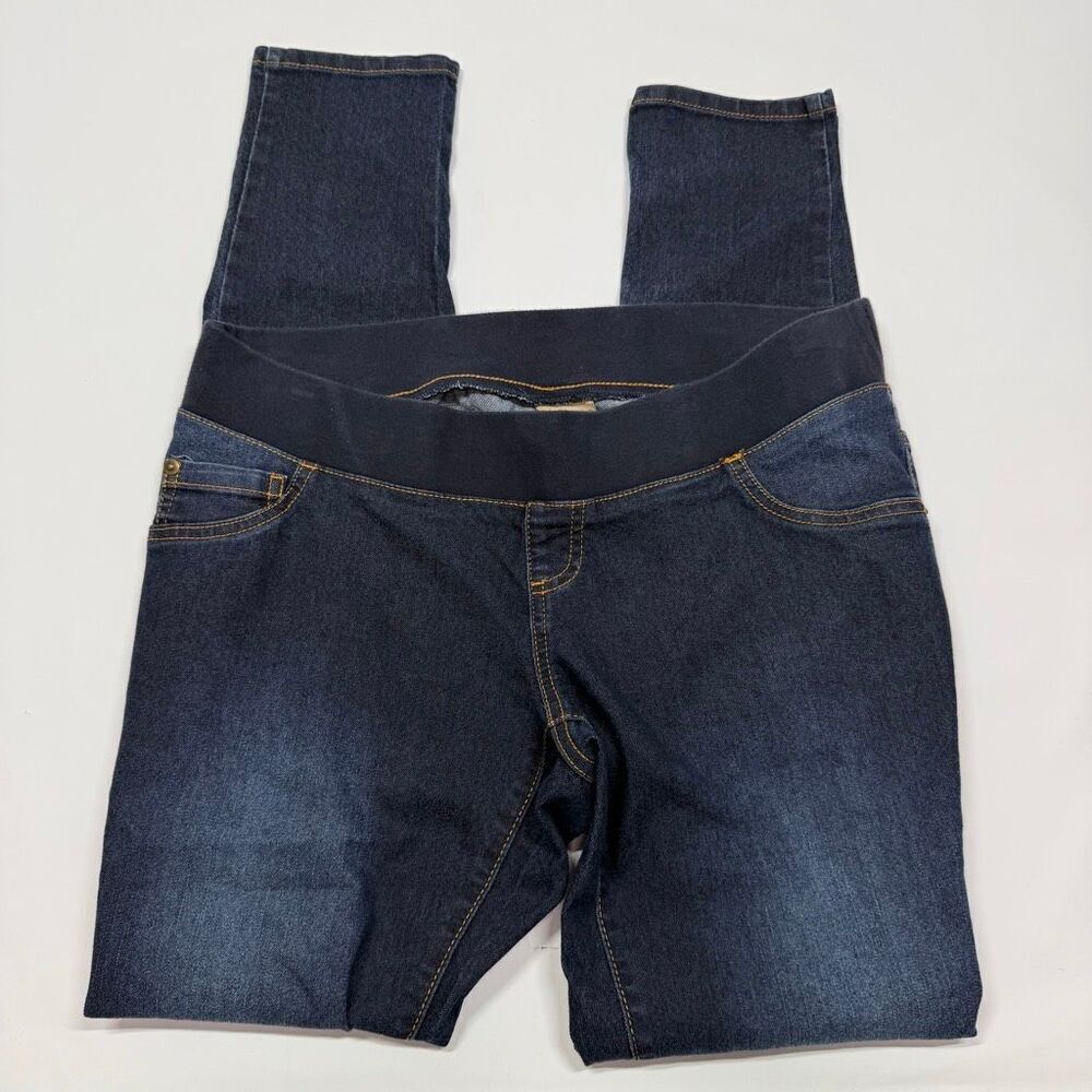 Indigo blue women’s maternity denim jeans, size medium NWOT